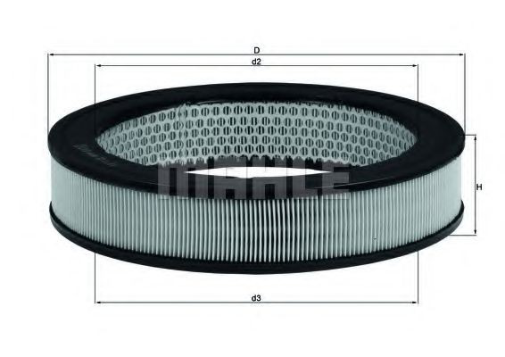 El filtro de aire Mahle Original LX8 precio, desde 12,25 EUR